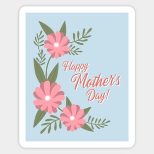 Happy Mothers Day Floral Magnet